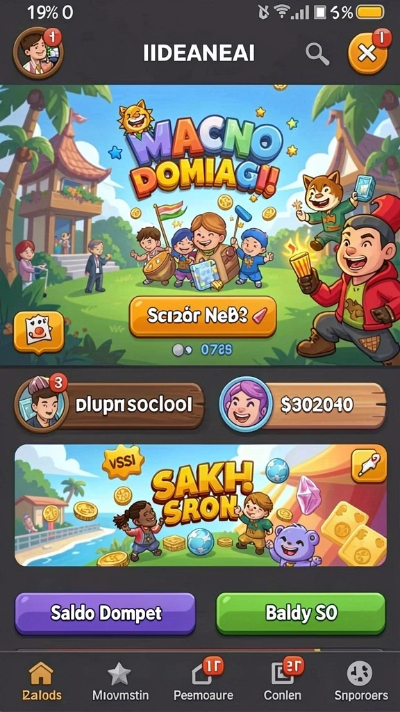 987up - Mode permainan yang seru dan menyenangkan.