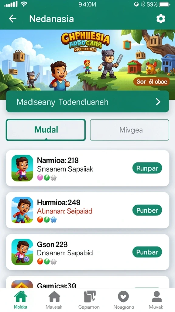 maxseru - Karakter unik yang bisa dibuka di setiap level.