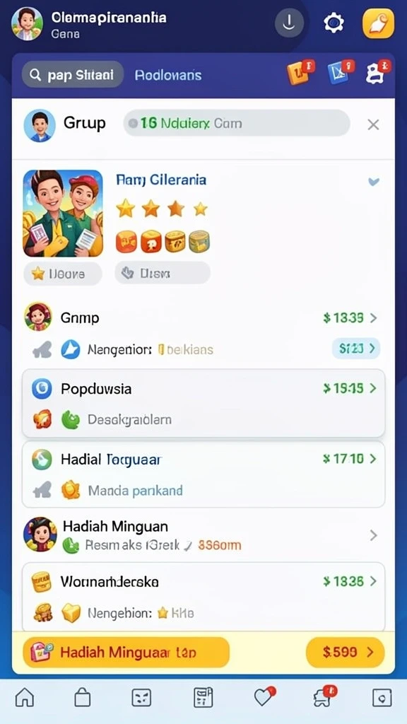naga11 - Tampilkan karakter utama dengan grafik yang menarik.