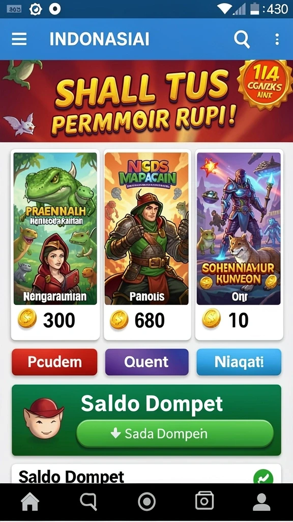 pgstar777 - Tampilan antarmuka yang menarik dan user-friendly.