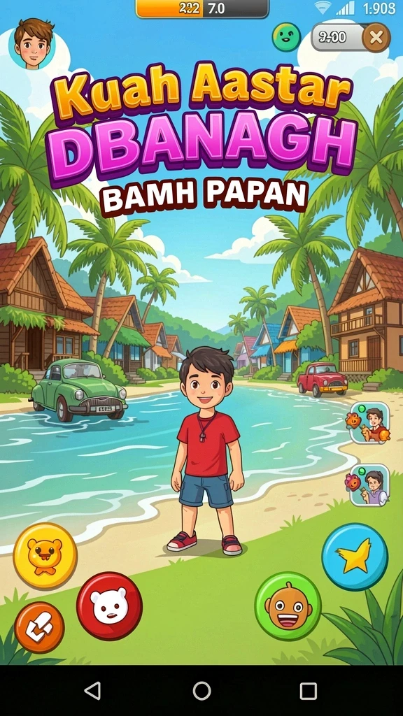 remi62 - Layar permainan yang menampilkan kartu dengan jelas.